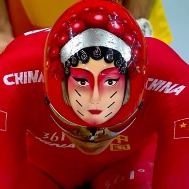 Champions olympiques Peking Opera-Featured TT TIME Casques d'essai TT