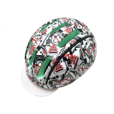 New arrival bicycle helmet with removable rain cover & visor