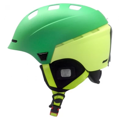2017ヘルメットのすべての種類の最新の強力な機能, eps + pc + abs スノーボードヘルメット # au-s07