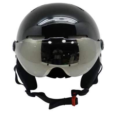 ABS shell multifunctional skiing helmets,ski helmet with visor