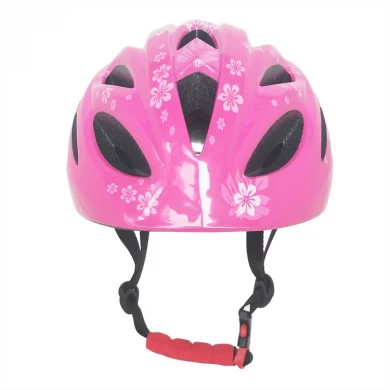 خوذة الأطفال AU-C10 للطفلة خفيفة الوزن خوذة الدراجة سلامة الوردي