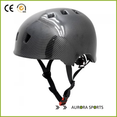 AU-K001 Designer Carbon Fiber Skateboard Helmets, Helmet Suppiler in China