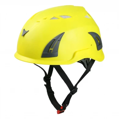 AU-M02 direct factory price for CE EN 12492 approval offshore oil gas climbing PPE safety helmet with led headlamp