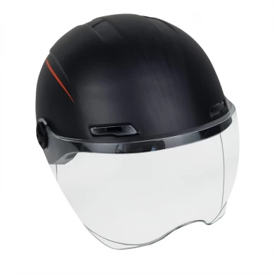 Full protection with big visor urban city casual bike helmet for cities work or commuting