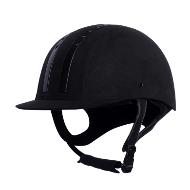 CE english riding helmets, kylin equestrian helmet with suede cover AU-H01