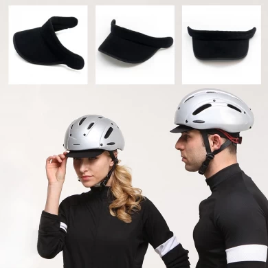 取り外し可能なサイクリングヘルメットスケートボードヘルメットファブリックバイザーすべてのサイズに合う