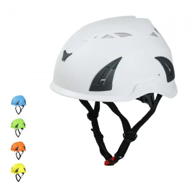 China Manufacturer EN12492 Certificate Rock Climbing Helmet With Silver Plated Visor AU-M02