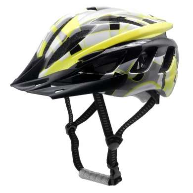 Competitve price fashion design your own adult bicycle helmet with visor (New lanuched)
