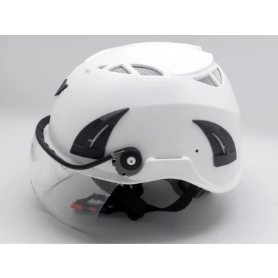 Customized Multicolores ABS Shell Petrochemical Refinery Worker Safety Helmet AU-M02 Avec Visor avec CE approuvé