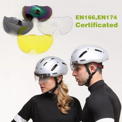 EPS TT Bisiklet kask gözlüğü ile, kısa kuyruk zaman deneme Bisiklet kask, TT Aero Track bisiklet kaskı