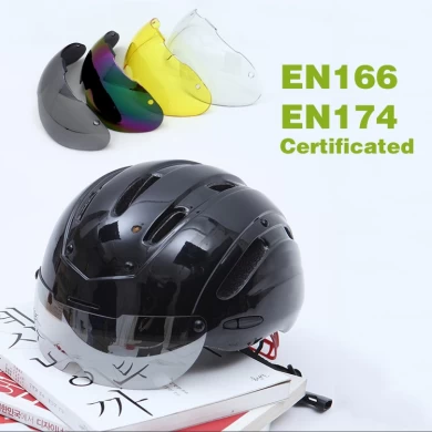 EPS tt 自転車ヘルメットゴーグル、ショートテールタイムトライアル自転車ヘルメット、tt エアロトラックサイクリングヘルメット