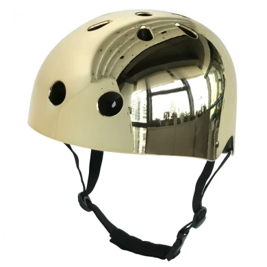Factory High-end Chrome skate helmet CE&CPSC skateboard helmet for sale