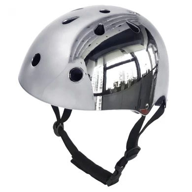 공장 높은-엔드 크롬 스케이트 헬멧 ce를 위한 오토바이 스케이트 보드 헬멧 판매