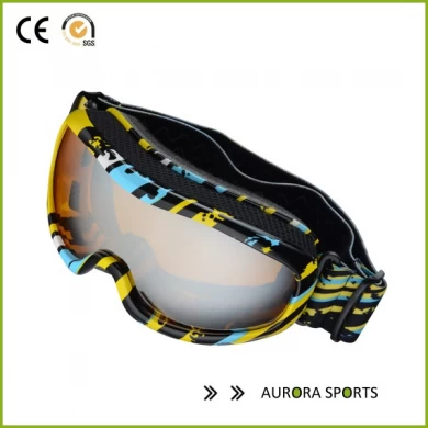 Gafas de marca de esquí genuinos doble lente anti niebla Gran esféricos gafas de snowboard profesional