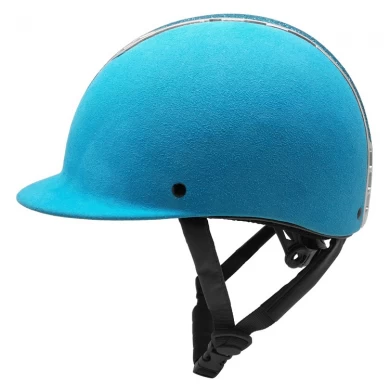 Fournisseur d'or en gros casque d'équitation de cheval, personnalisez le casque équestre de sécurité acceptable d'OEM
