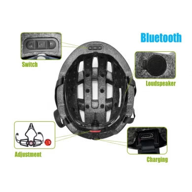 Hot selling LED ciclismo casco per adulti Smart LED Light bike casco