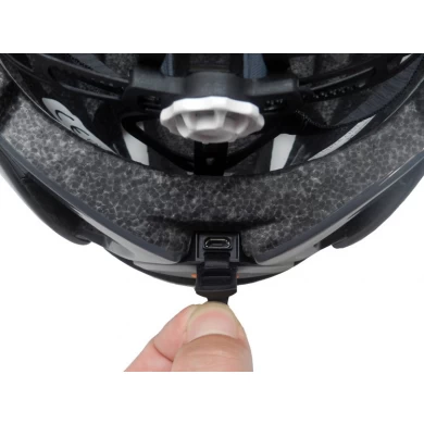 Fournisseur de casque de vélo LED, casque de cyclage à LED intelligent avec port de chargeur USB