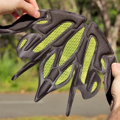 Moisture wicking soft pads + insect-proof helmet net