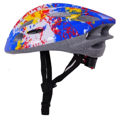 Шлем молодежи, калибровка, inmold красочные дешевые молодежи шлемы AU-B32