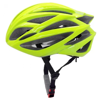 Yeni floresan yeşil profesyonel bisiklet kask özelleştirmek, yetişkin havalı bisiklet sürme kask