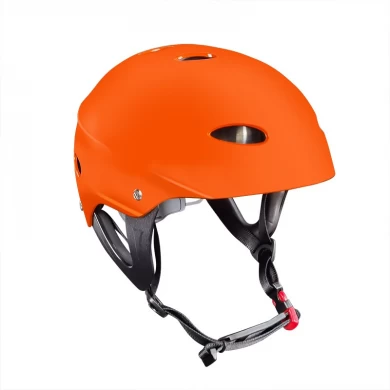 Casque de sports nautiques avec oreilles Kayak Canoë-kayak Sports Helmets Orange-K010.