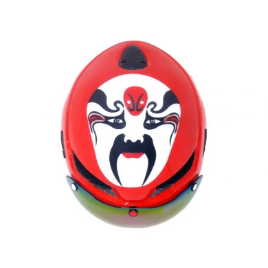 Peking Opera face aero time trial helmet