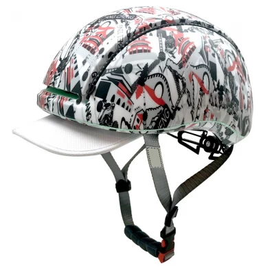 Pink Bicycle Helmet With Removable Rain Cover
