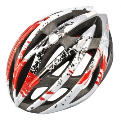 Популярный красный углеродного волокна безопасности цикла шлем
