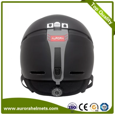 Professional Fashion Newest Carbon Fiber Ski Helmet With Visor CE EN 1077 AU-S09