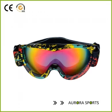Gogle narciarskie profesjonalne Double Lens QF-S707 przeciwmgielne gogle narciarskie okulary duże snowboard
