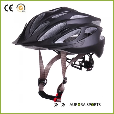 Quality in-mold bicycle helmet with black EPS and PC cover best road bike helmet AU-BM06
