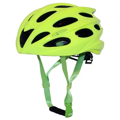 Calidad led luces de casco, casco de bici de carreras de carretera con luz B702