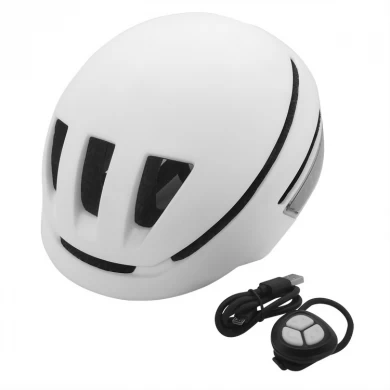 R9 Городской велосипедный шлем со светодиодным скутером Светодиодный защитный шлем