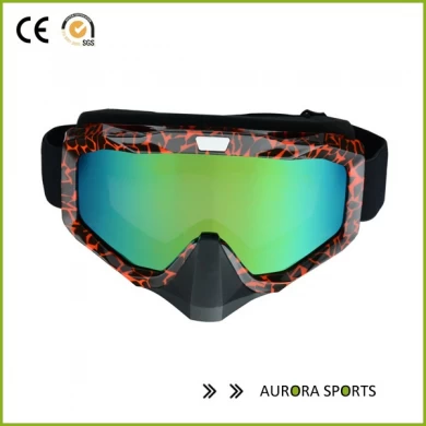 Adulte moto de vélo cross-country skis lunettes bleues de neige QF-M321