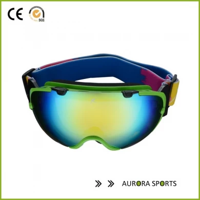 Женщины Сноуборд очки с двумя объективами УФ-защита Anti-Fog лыжи очки очки для лыж