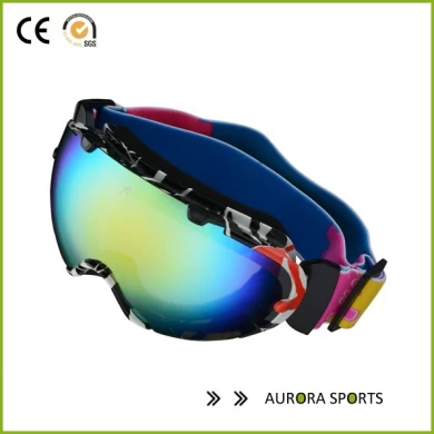 Женщины Сноуборд очки с двумя объективами УФ-защита Anti-Fog лыжи очки очки для лыж