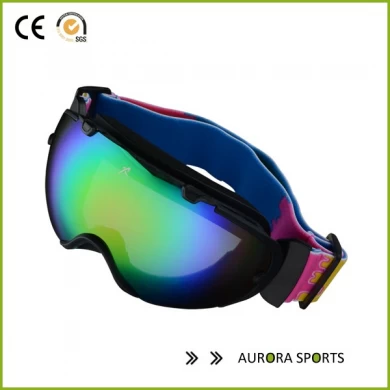 Kobiety Narciarstwo Snowboard Gogle Podwójnego obiektywu Ochrona UV Anti-Fog Snow Ski Okulary narciarskie okulary