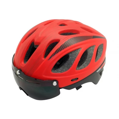 All Mountain MTB Helm mit Sonnenschutzbrillen, Helme aero Fahrrad Sicherheit BM12