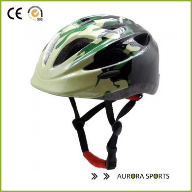 beautiful graphic with inmould technology safety kid riding helmet AU-C06