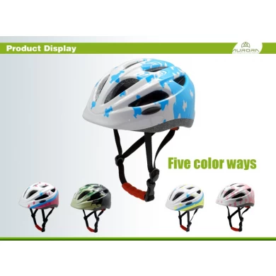 cascos niños baratos, AU-C06 con sistema de llave de cabeza ajustable, casco niños bicicleta