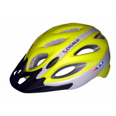 in-mold bike helmet rear light, cycle helmets with built in lights AU-L01