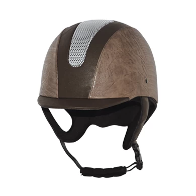 chapeaux d’équitation en cuir avec cuir d’unité centrale, AU-H02