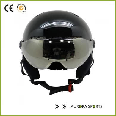multifunctional ski helmet with visor,  ABS shell snow helmet factory in China, China skiing helmet suppliers