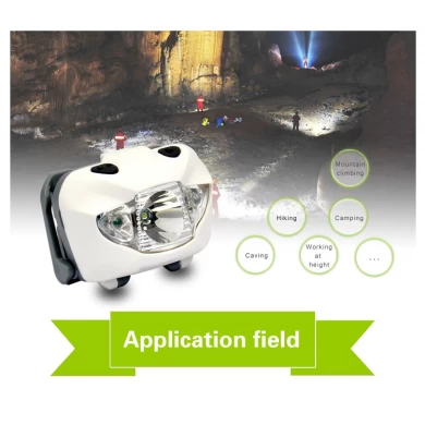 ポータブルヘッドライト屋外の安全ロッククライミングヘルメットAU-M02、承認されたCEと洞窟探検/ハイキング/キャンプ用PETZLヘッドランプ