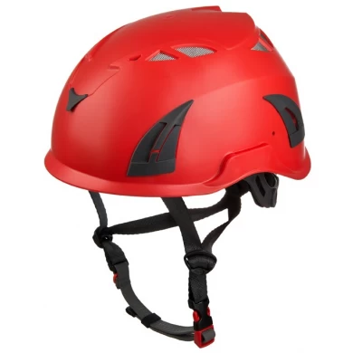 casco de seguridad de casco, rojo de seguridad de trinquete