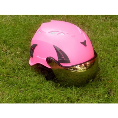 safety helmet with CE EN-397, safety helmet supplier china, gardener's PPE safety helmet goggles