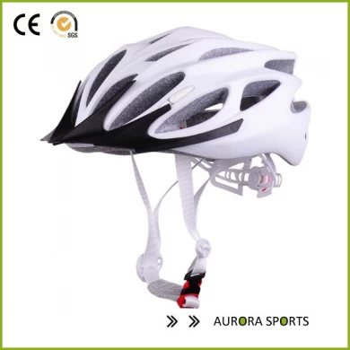 white glossy finished pc shell bicycle well ventilation helmet AU-BM06