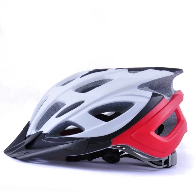 白底ダートバイクヘルメットAU-BM02とwholesae価格インモールドクロスカントリーヘルメット