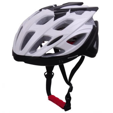 prezzo wholesae in-mould caschi Cross Country con fondo bianco della bici della sporcizia del casco AU-BM02