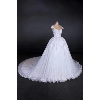 2019 nuevo diseño vestido de bola vestidos de novia clásico novia vestido de novia princesa